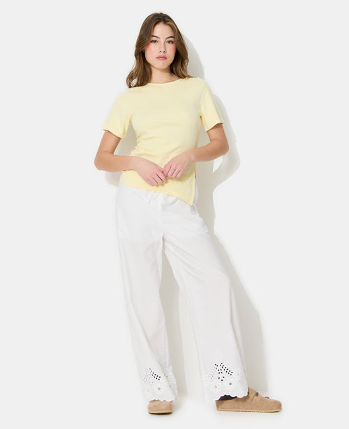 T-shirt asymétrique avec fronces - PIMKIE - 3