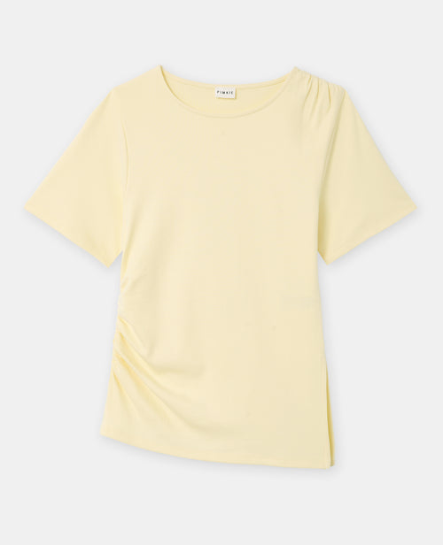 T-shirt asymétrique avec fronces - PIMKIE - 4
