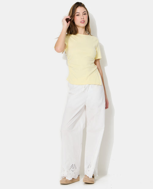 T-shirt asymétrique avec fronces - PIMKIE - 5