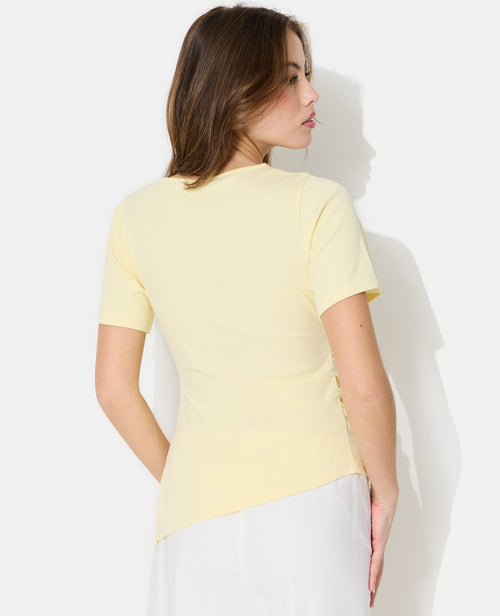 T-shirt asymétrique avec fronces - PIMKIE - 6