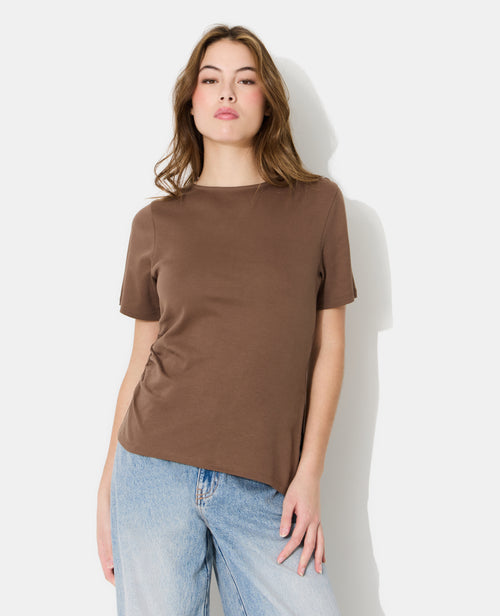 T-shirt asymétrique avec fronces - PIMKIE - 5