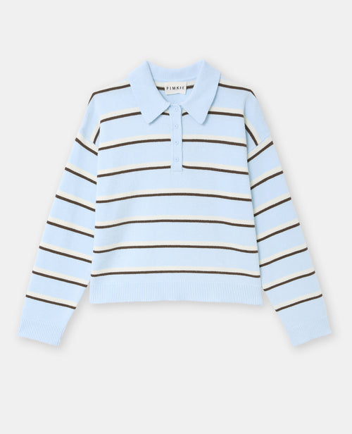 Pull rayé col polo - PIMKIE - 4