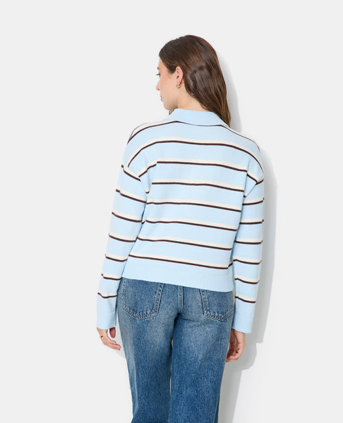 Pull rayé col polo - PIMKIE - 6