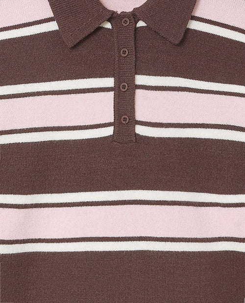 Pull rayé col polo - PIMKIE - 2