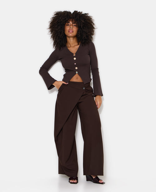 T-shirt manches longues effet gilet boutons fantaisie - PIMKIE - 3