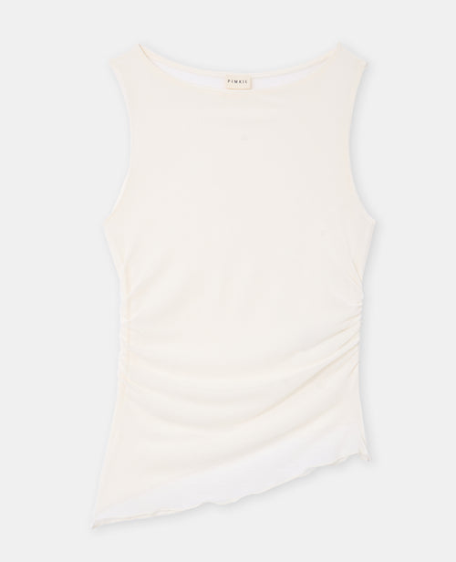 Débardeur en résille avec fronces - PIMKIE - 4
