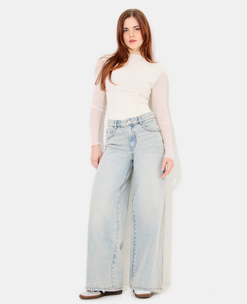 Body en résille avec fronces et drapés - PIMKIE - 3