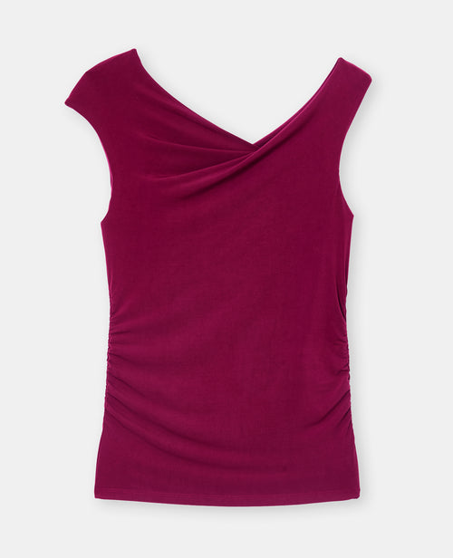 Top asymétrique avec fronces et drapés - PIMKIE - 4
