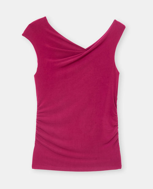 Top asymétrique avec fronces et drapés - PIMKIE - 4