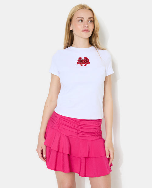 T-shirt ajusté avec patch crabe - PIMKIE - 1