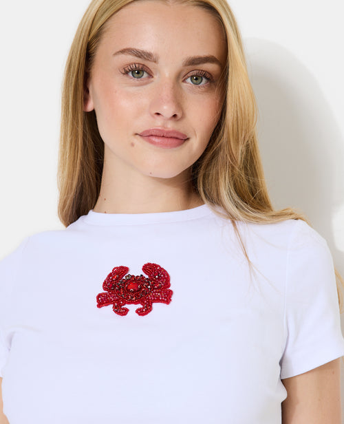 T-shirt ajusté avec patch crabe - PIMKIE - 2