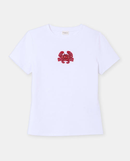 T-shirt ajusté avec patch crabe - PIMKIE - 4