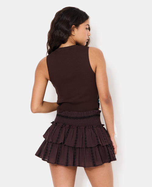 Top sans manches en maille avec pierres - PIMKIE - 6