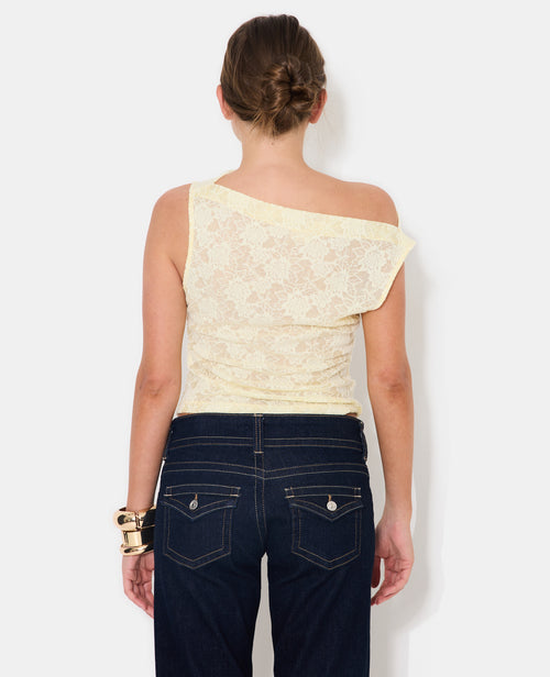 Top sans manches effet jacquard motif fleurs - PIMKIE - 6