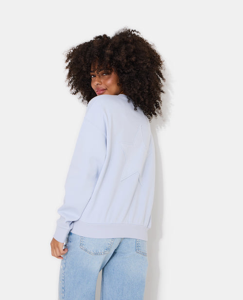 Sweat oversize avec étoile cousue - PIMKIE - 5