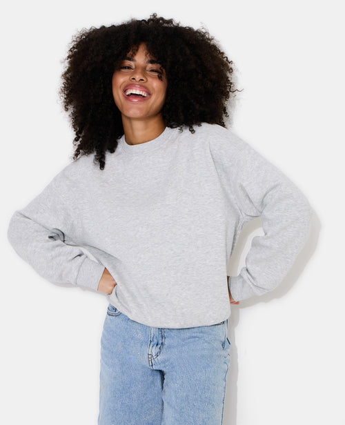 Sweat oversize avec étoile cousue - PIMKIE - 1