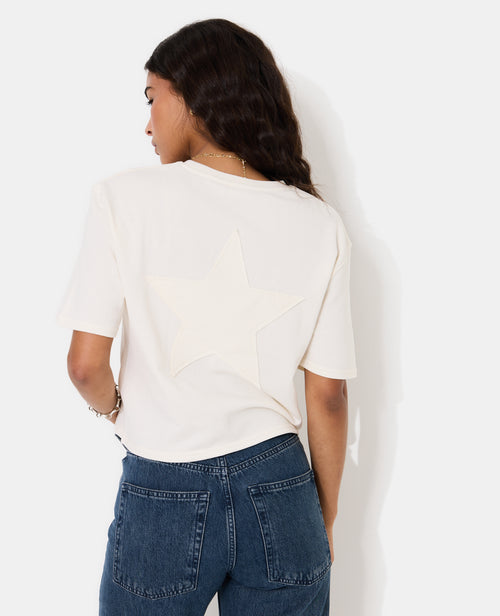 Sweat manches courtes avec étoiles - PIMKIE - 2