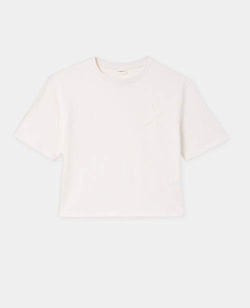 Sweat manches courtes avec étoiles - PIMKIE - 4