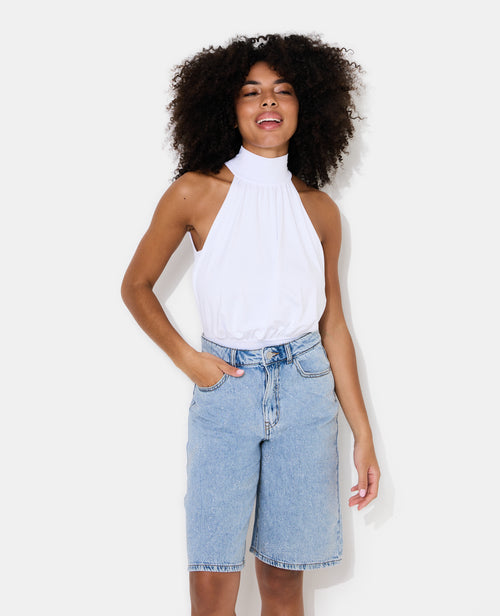 Body emmanchures américaines col montant - PIMKIE - 5