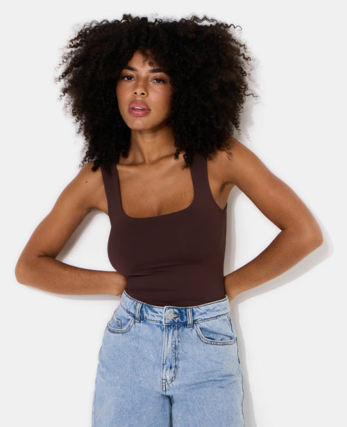 Body sans manches encolure carrée - PIMKIE - 1