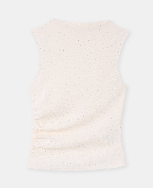 Débardeur avec strass et fronces - PIMKIE - 4