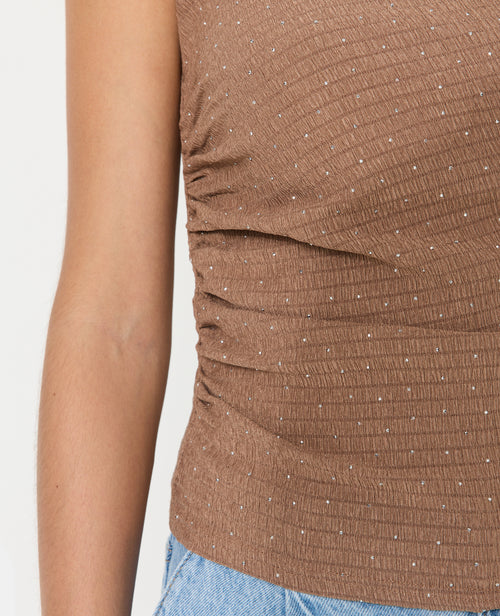 Débardeur avec strass et fronces - PIMKIE - 2