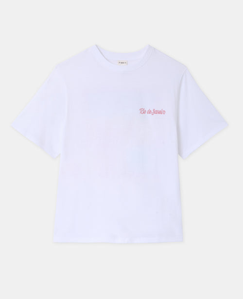 T-shirt oversize avec print poitrine et dos - PIMKIE - 4