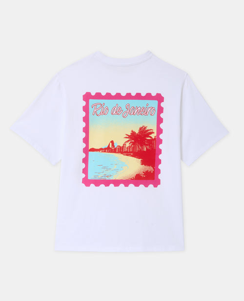 T-shirt oversize avec print poitrine et dos - PIMKIE - 5