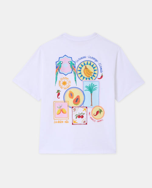 T-shirt oversize avec print poitrine et dos - PIMKIE - 5