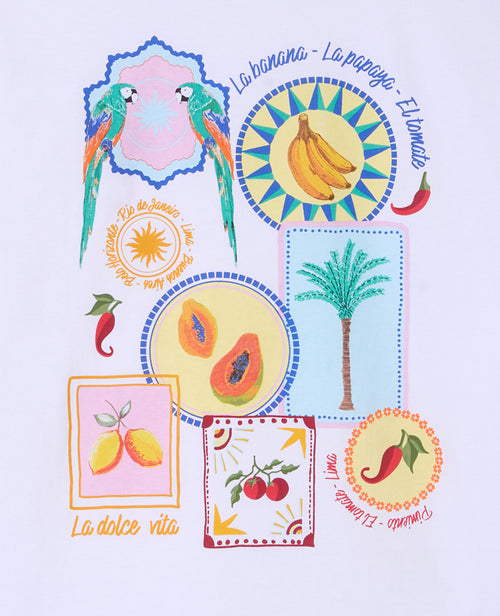 T-shirt oversize avec print poitrine et dos - PIMKIE - 3