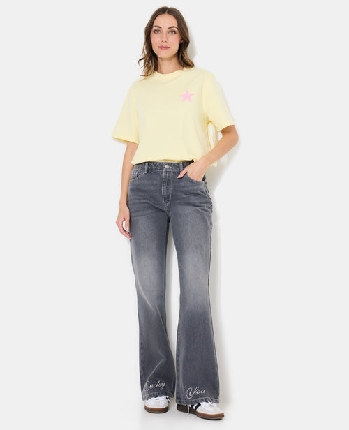 T-shirt oversize avec print poitrine et dos - PIMKIE - 3