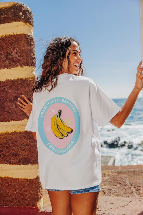 T-shirt oversize avec print poitrine et dos - PIMKIE - 1