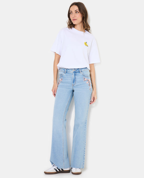 T-shirt oversize avec print poitrine et dos - PIMKIE - 3