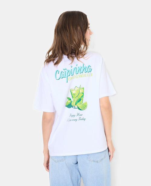 T-shirt oversize avec print poitrine et dos - PIMKIE - 7