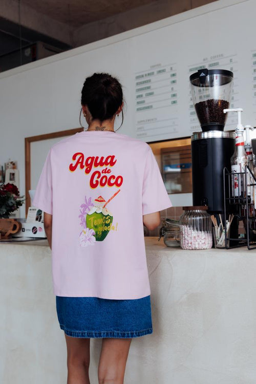 T-shirt oversize avec print poitrine et dos - PIMKIE - 1