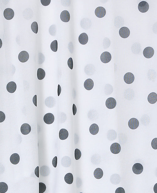 Top cape asymétrique en voile motif pois - PIMKIE - 8