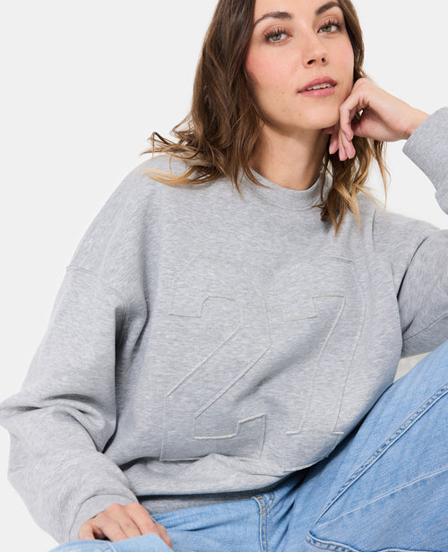 Sweat oversize avec numéro - PIMKIE - 2