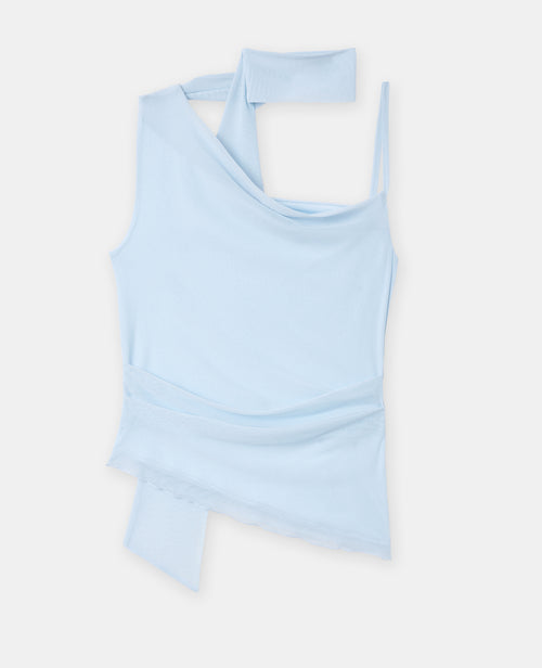 Top asymétrique avec écharpe intégrée - PIMKIE - 4