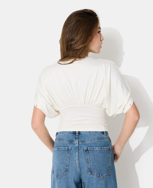 Top manches chauve-souris avec détails pressions - PIMKIE - 6