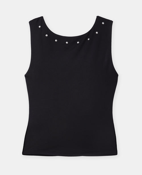Top encolure bénitier dos avec clous - PIMKIE - 4