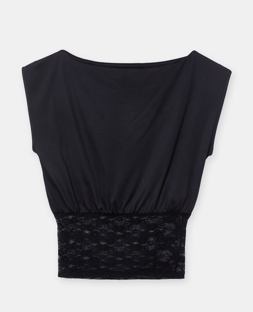 T-shirt sans manches avec dentelle - PIMKIE - 4