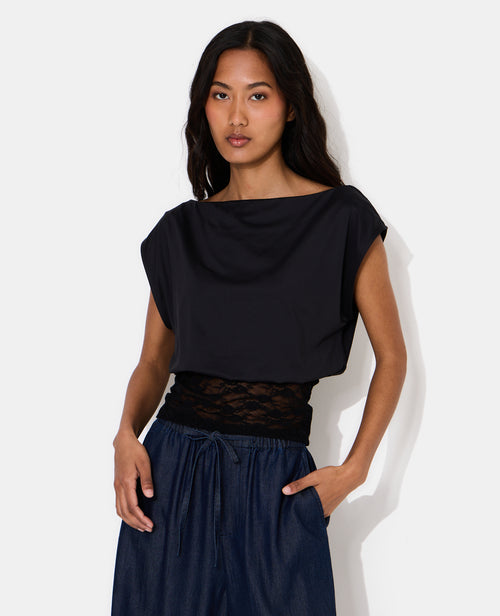 T-shirt sans manches avec dentelle - PIMKIE - 5