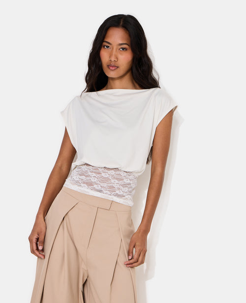 T-shirt sans manches avec dentelle - PIMKIE - 1