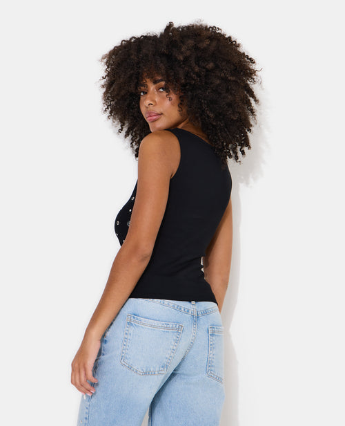 Top sans manches avec clous et œillets - PIMKIE - 6