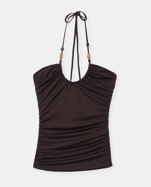 Top dos-nu avec perles pierres et fronces - PIMKIE - 4