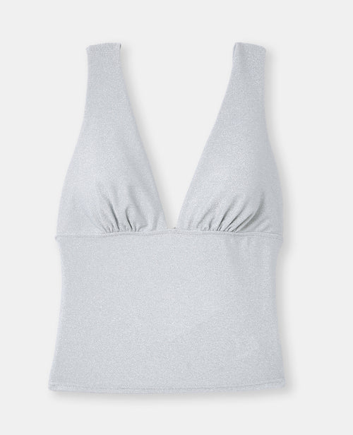Débardeur en maille avec lurex encolure V - PIMKIE - 4