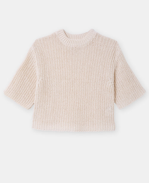 Pull en maille ajourée façon filet de pêche - PIMKIE - 4