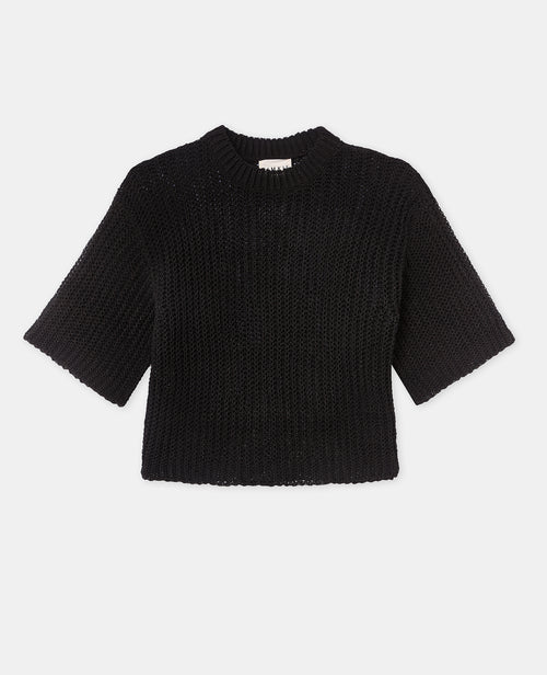 Pull en maille ajourée façon filet de pêche - PIMKIE - 4