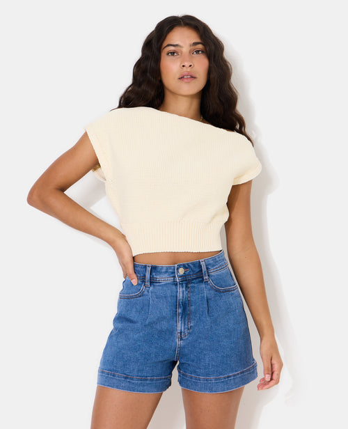 Pull sans manches asymétrique - PIMKIE - 1