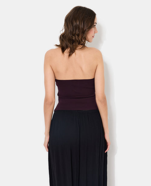 Top en maille dos-nu avec détail bijou poitrine - PIMKIE - 6